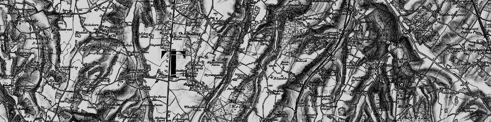 Old map of Palmstead in 1895