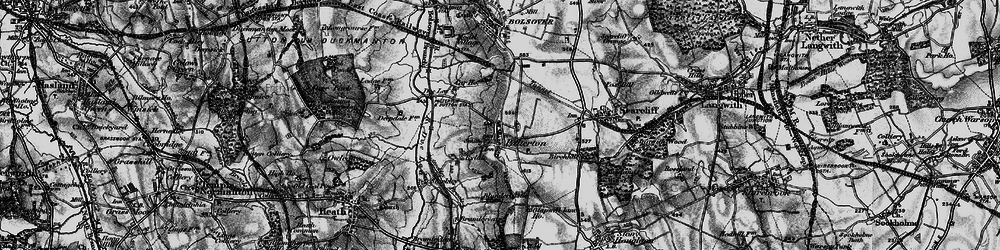 Old map of Palterton in 1896