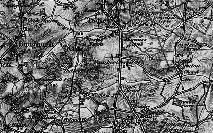 Old map of Pamber Green in 1895