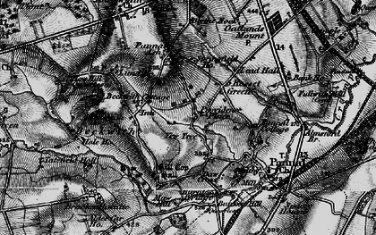 Old map of Yew Tree in 1898