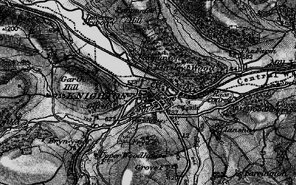 Old map of Llanshay in 1899