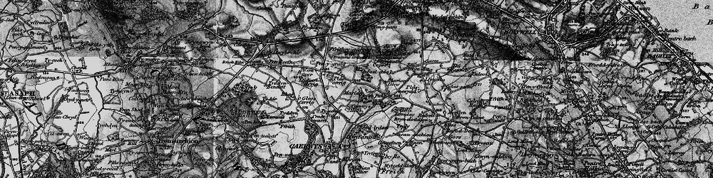 Old map of Pant in 1896