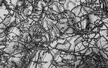 Old map of Pant in 1898