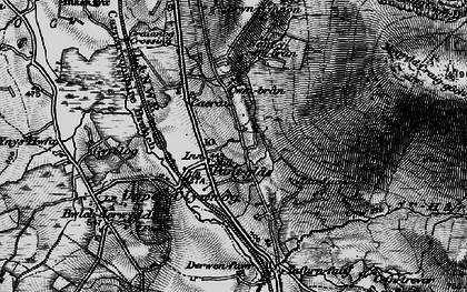 Old map of Pant Glâs in 1899