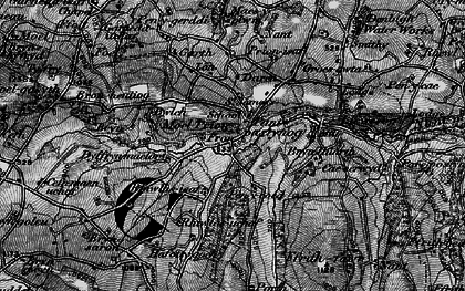 Old map of Pant-pastynog in 1897
