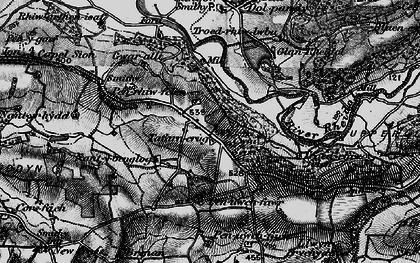 Old map of Pant-y-crûg in 1899