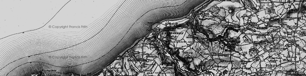 Old map of Clogfryn in 1898