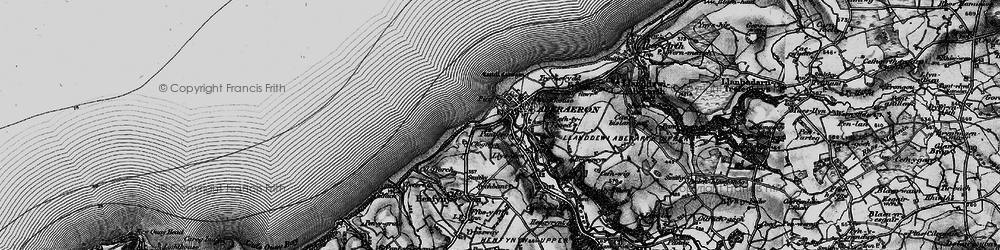 Old map of Panteg in 1898