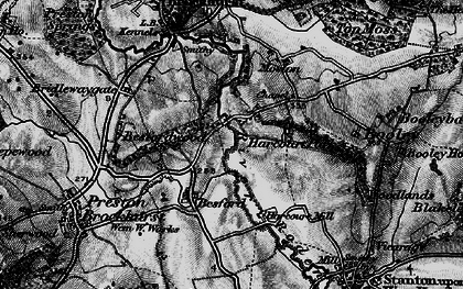Old map of Besford Wood in 1899