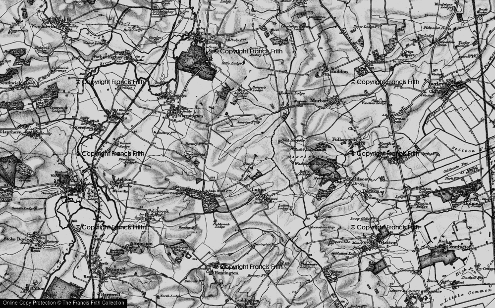 Old Map of Papley, 1898 in 1898
