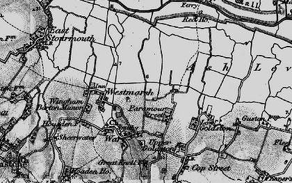 Old map of Paramour Street in 1895