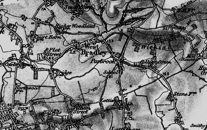 Old map of Parbrook in 1898