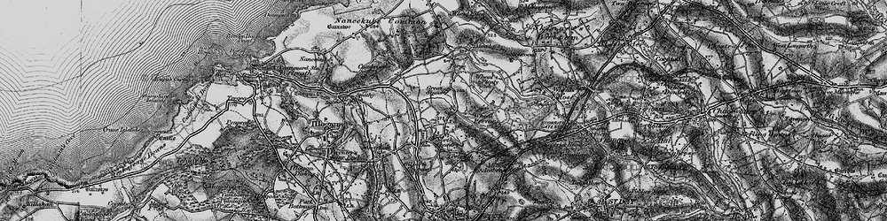 Old map of Parc Erissey in 1895
