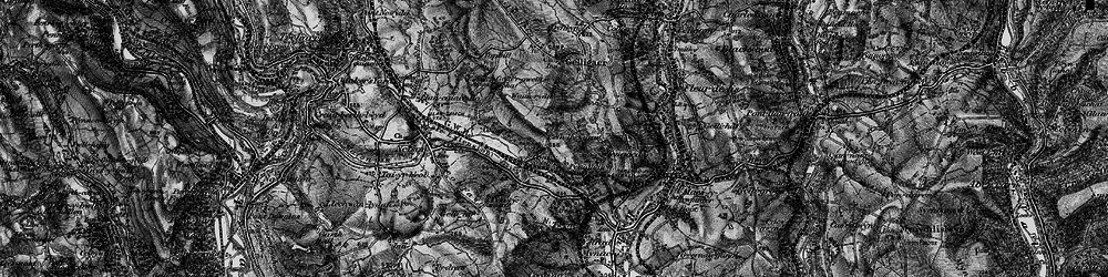 Old map of Penallta in 1897