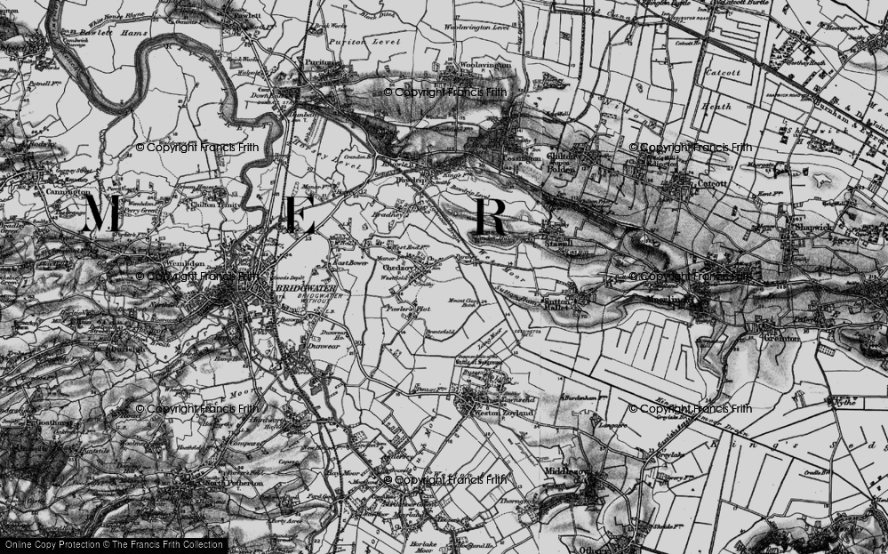 Old Map of Parchey, 1898 in 1898