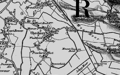 Old map of Parchey in 1898