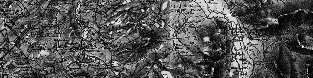 Old map of Pardshaw Hall in 1897