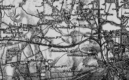 Old map of Broadstreet Common in 1896