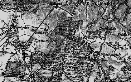 Old map of Park Corner in 1895