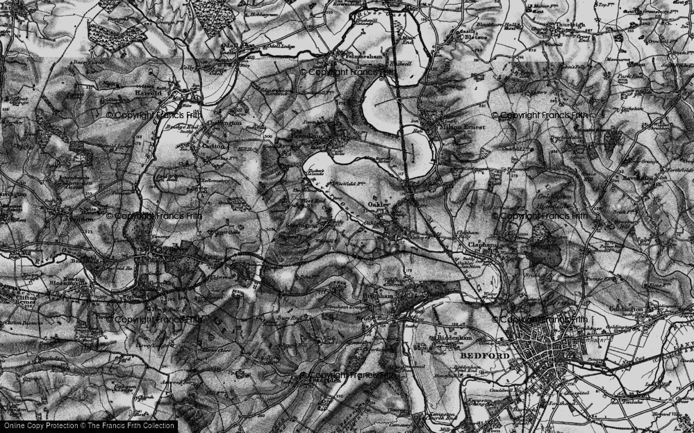 Old Map of Park End, 1896 in 1896