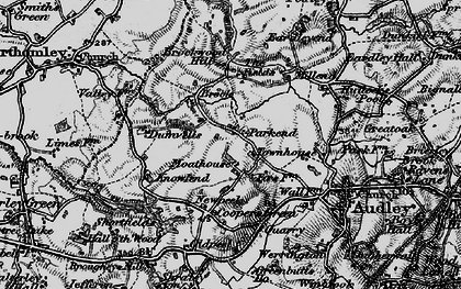 Old map of Park End in 1897