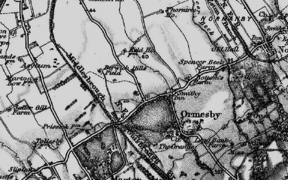 Old map of Park End in 1898