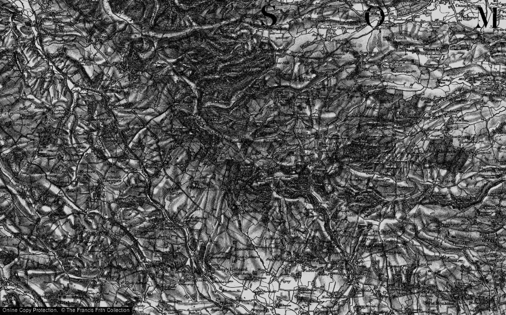 Old Map of Park End, 1898 in 1898