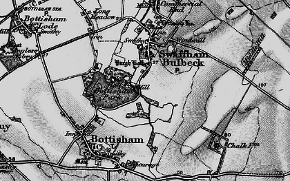 Old map of Park End in 1898
