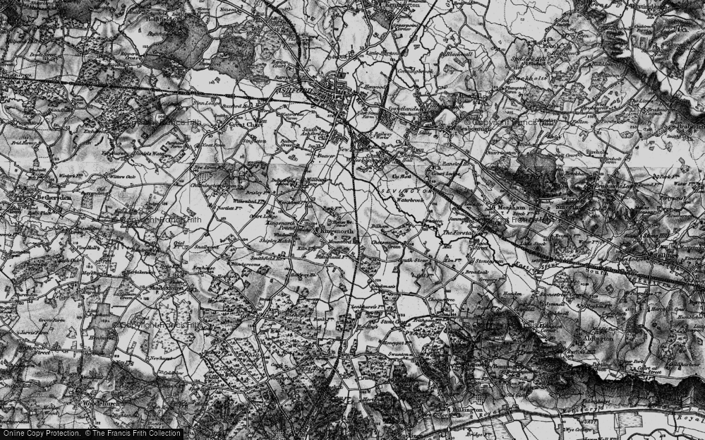 Old Map of Park Farm, 1895 in 1895