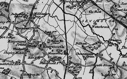 Old map of Park Farm in 1895