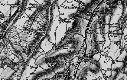 Old map of Park Gate in 1895