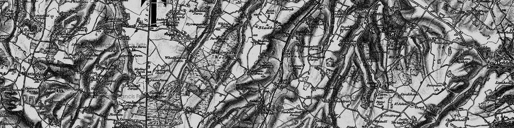 Old map of Park Gate in 1895