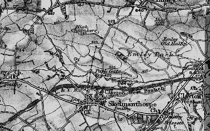 Old map of Park Gate in 1896