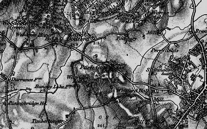 Old map of Park Gate in 1898