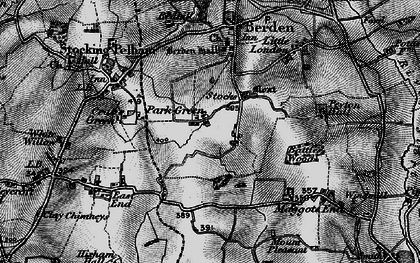 Old map of Park Green in 1896