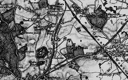 Old map of Park Hall in 1897