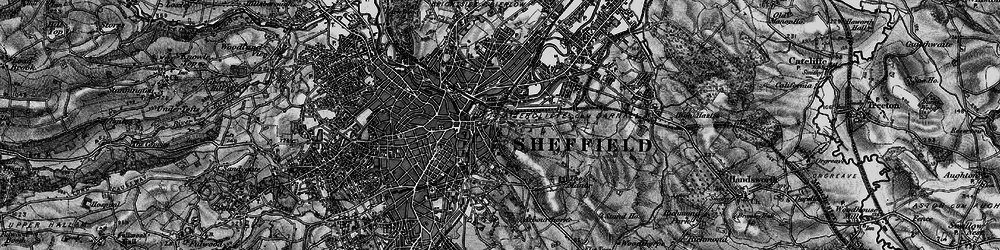 Old map of Park Hill in 1896