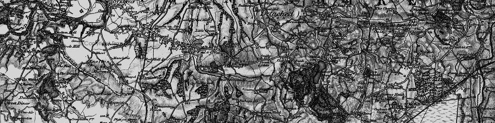 Old map of Bryn Newydd in 1897