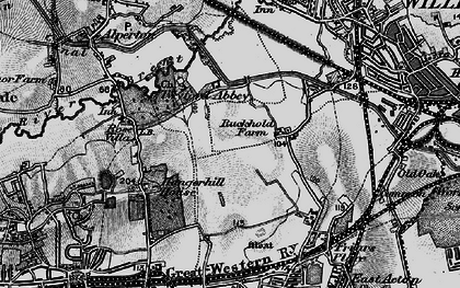 Old map of Park Royal in 1896