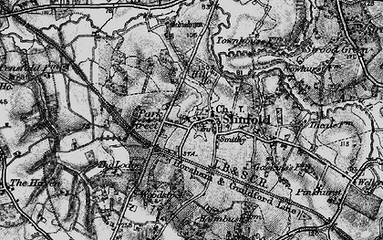 Old map of Dedisham in 1895