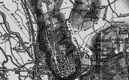 Old map of Park Town in 1895
