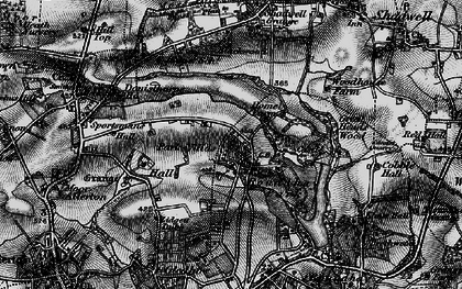 Old map of Park Villas in 1898