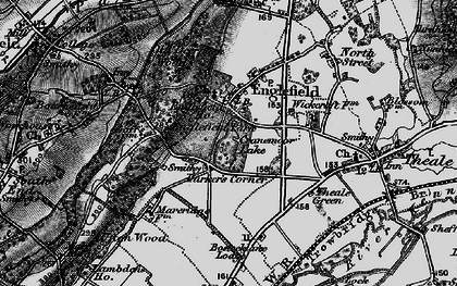 Old map of Parker's Corner in 1895