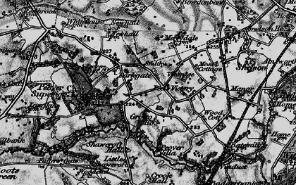 Old map of Parkgate in 1896