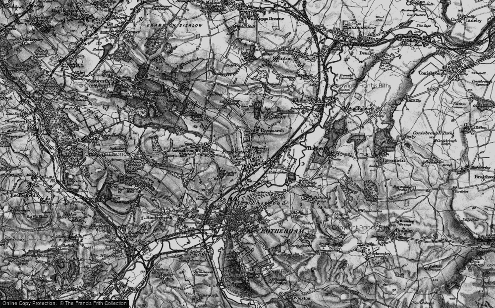 Old Map of Parkgate, 1896 in 1896