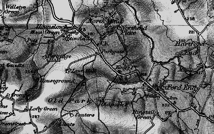 Old map of Blackchapel in 1896