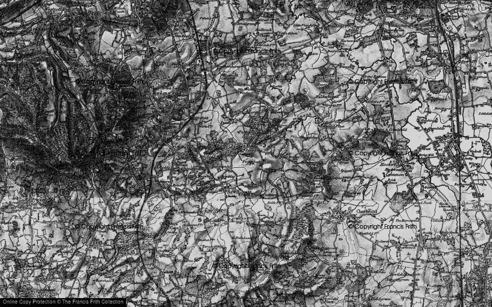 Old Map of Parkgate, 1896 in 1896