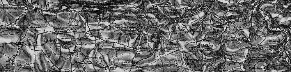 Old map of Parkham in 1895