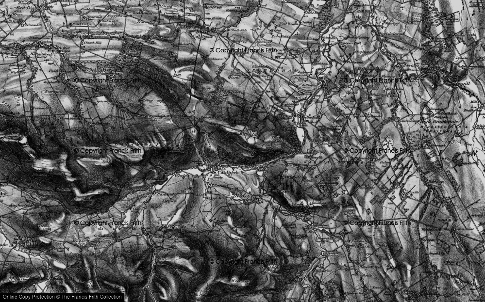 Old Map of Parkhead, 1897 in 1897