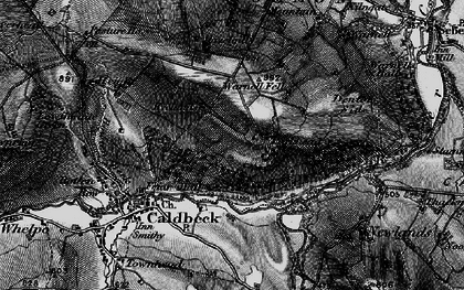 Old map of Parkhead in 1897